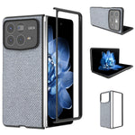 ABEEL For Xiaomi Mix Fold 4 5G Case Glitter Rhinestone Texture Leather+PC Phone Cover