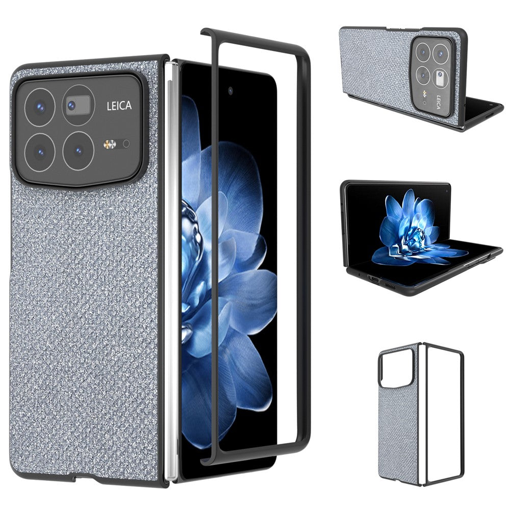 ABEEL For Xiaomi Mix Fold 4 5G Case Glitter Rhinestone Texture Leather+PC Phone Cover