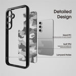 IBMRS For Samsung Galaxy S24 FE Case TPU + PC Armor Shockproof Phone Cover