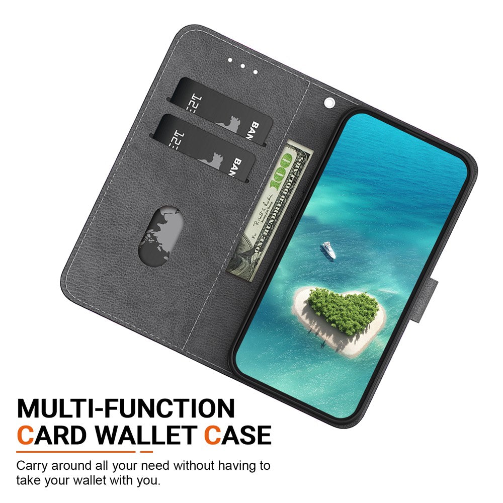 For Samsung Galaxy A06 4G Wallet Phone Case Anti-Drop Leather Flip Cover Pattern Printing