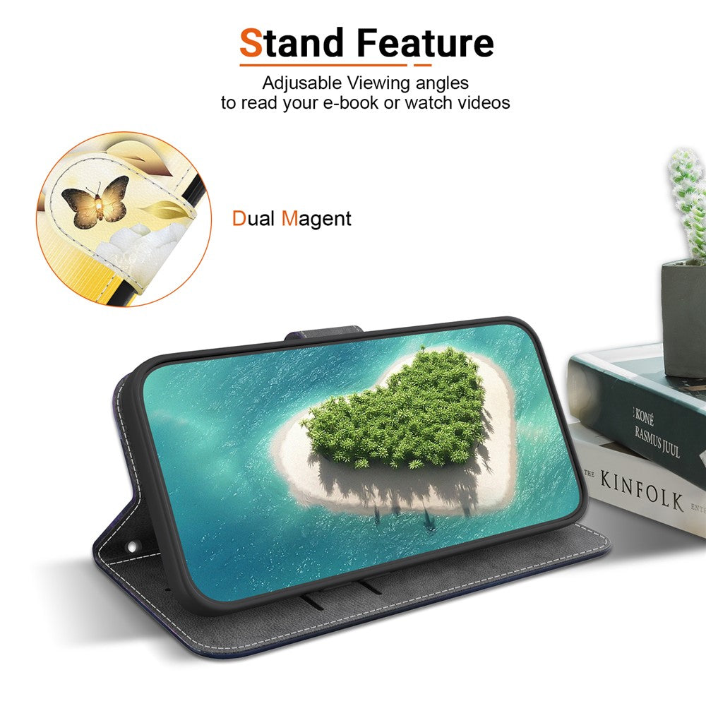 For Samsung Galaxy A06 4G Wallet Phone Case Anti-Drop Leather Flip Cover Pattern Printing