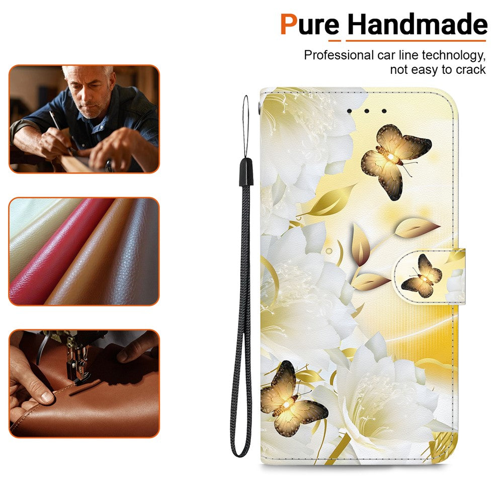 For Samsung Galaxy A06 4G Wallet Phone Case Anti-Drop Leather Flip Cover Pattern Printing