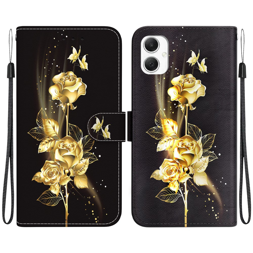 For Samsung Galaxy A06 4G Wallet Phone Case Anti-Drop Leather Flip Cover Pattern Printing