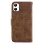 For Samsung Galaxy A06 4G Wallet Case Tiger Imprint Leather Shockproof Phone Cover