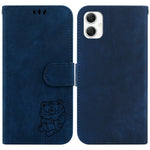 For Samsung Galaxy A06 4G Wallet Case Tiger Imprint Leather Shockproof Phone Cover
