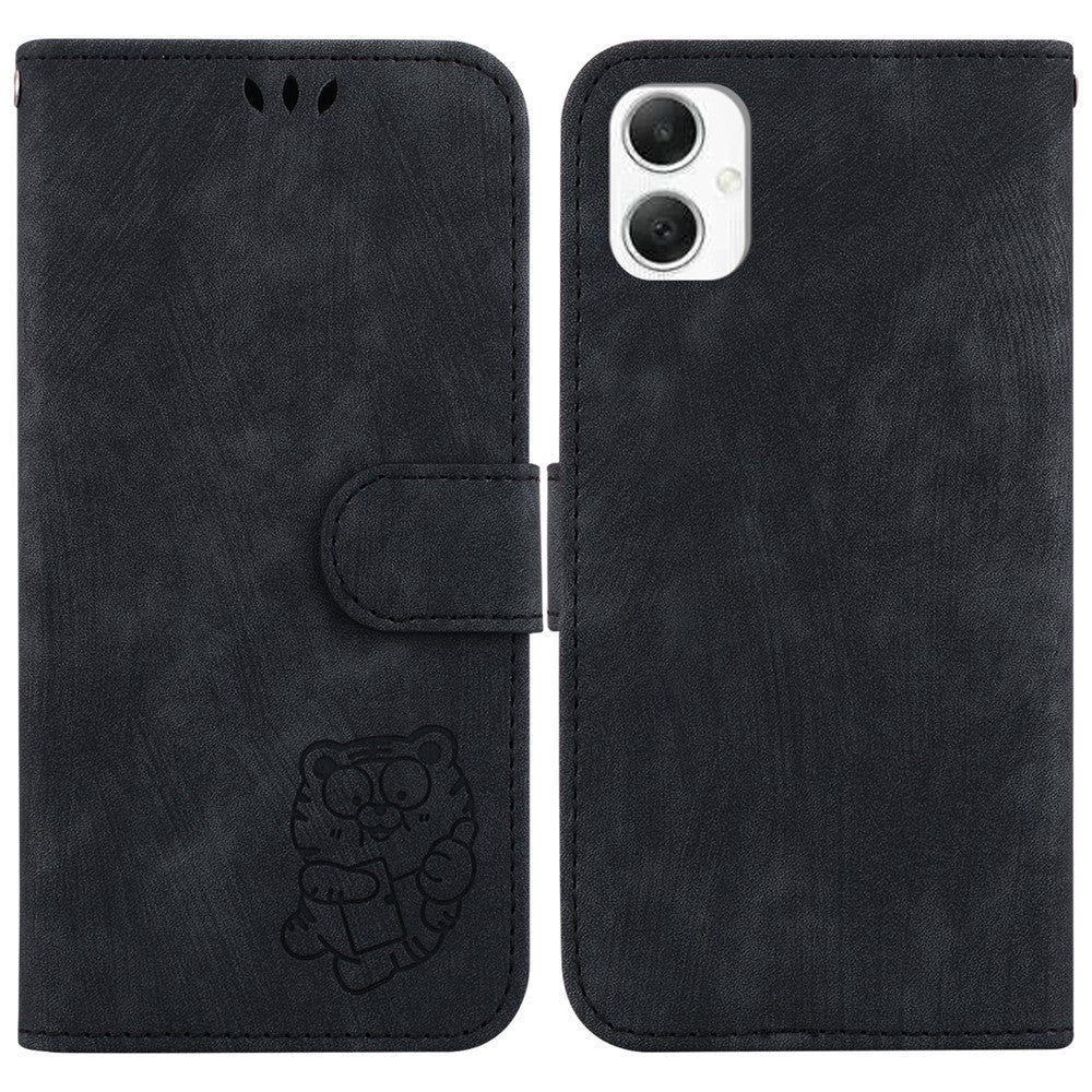 For Samsung Galaxy A06 4G Wallet Case Tiger Imprint Leather Shockproof Phone Cover