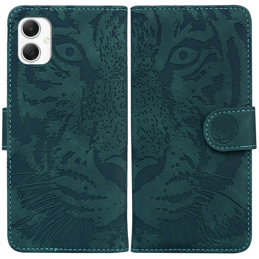 For Samsung Galaxy A06 4G Case Tiger Imprint Leather Wallet Phone Cover