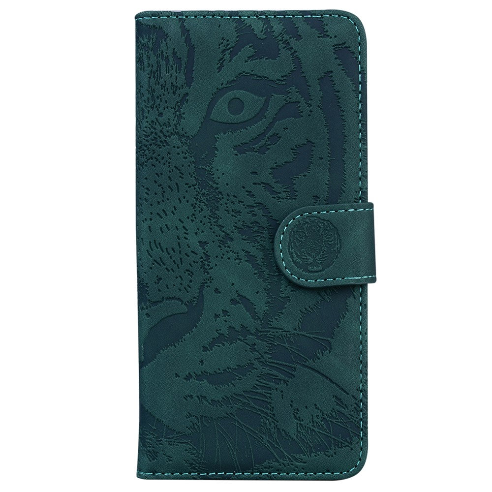 For Samsung Galaxy A06 4G Case Tiger Imprint Leather Wallet Phone Cover