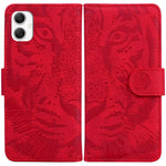 For Samsung Galaxy A06 4G Case Tiger Imprint Leather Wallet Phone Cover