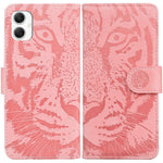 For Samsung Galaxy A06 4G Case Tiger Imprint Leather Wallet Phone Cover
