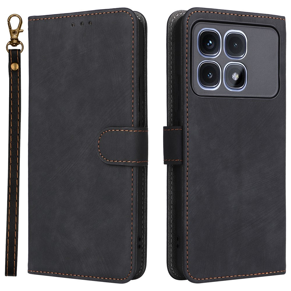 Xiaomi Redmi K70 Ultra-skal RFID-blockerande PU-läderplånboksfodral