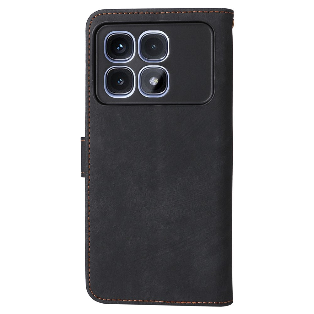 Xiaomi Redmi K70 Ultra-skal RFID-blockerande PU-läderplånboksfodral