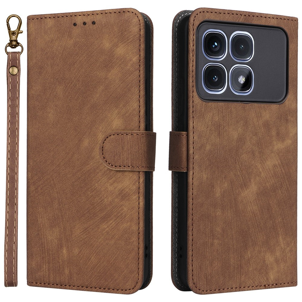 Xiaomi Redmi K70 Ultra-skal RFID-blockerande PU-läderplånboksfodral