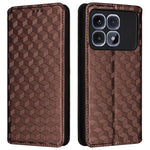 For Xiaomi Redmi K70 Ultra Wallet Case Rhombus Imprinted Leather Phone Cover