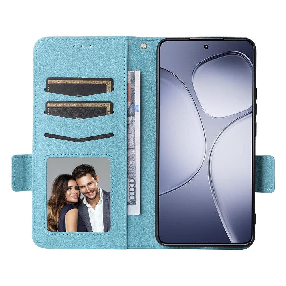 For Xiaomi Redmi K70 Ultra Case with Wrist Strap Litchi Texture PU Leather Wallet Phone Cover