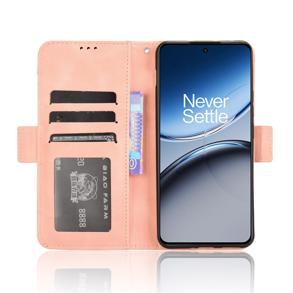 OnePlus Nord 4-skal i PU-läder med plånbok och flera kortfack