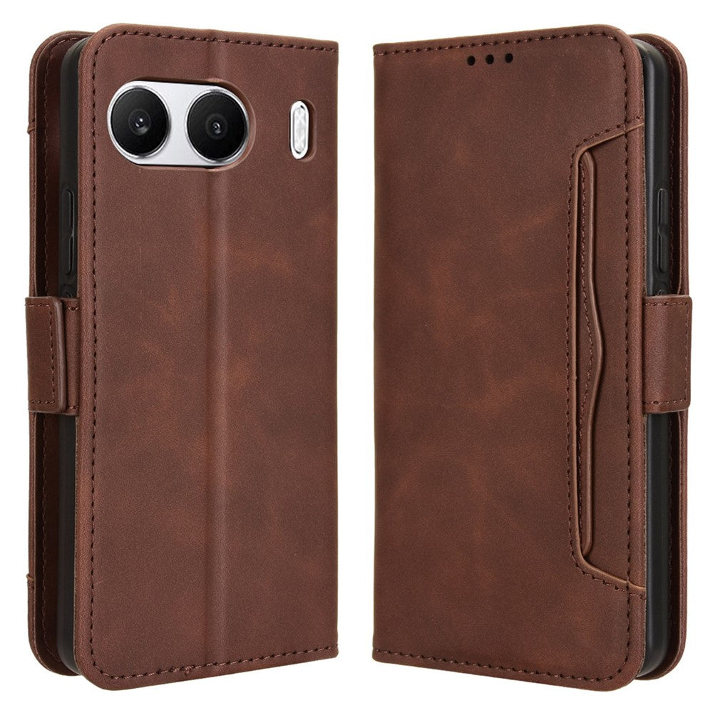 For OnePlus Nord 4 Case PU Leather Phone Cover with Wallet Multiple Card Slots
