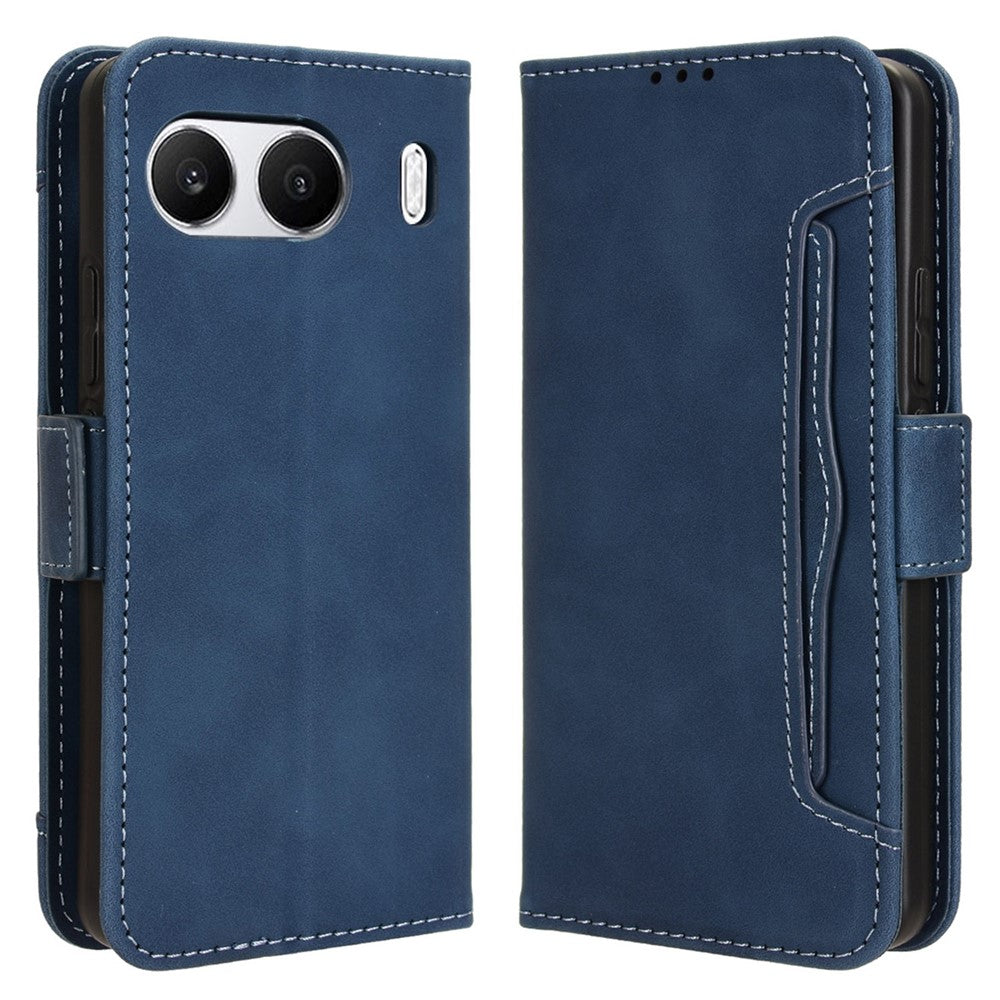 For OnePlus Nord 4 Case PU Leather Phone Cover with Wallet Multiple Card Slots