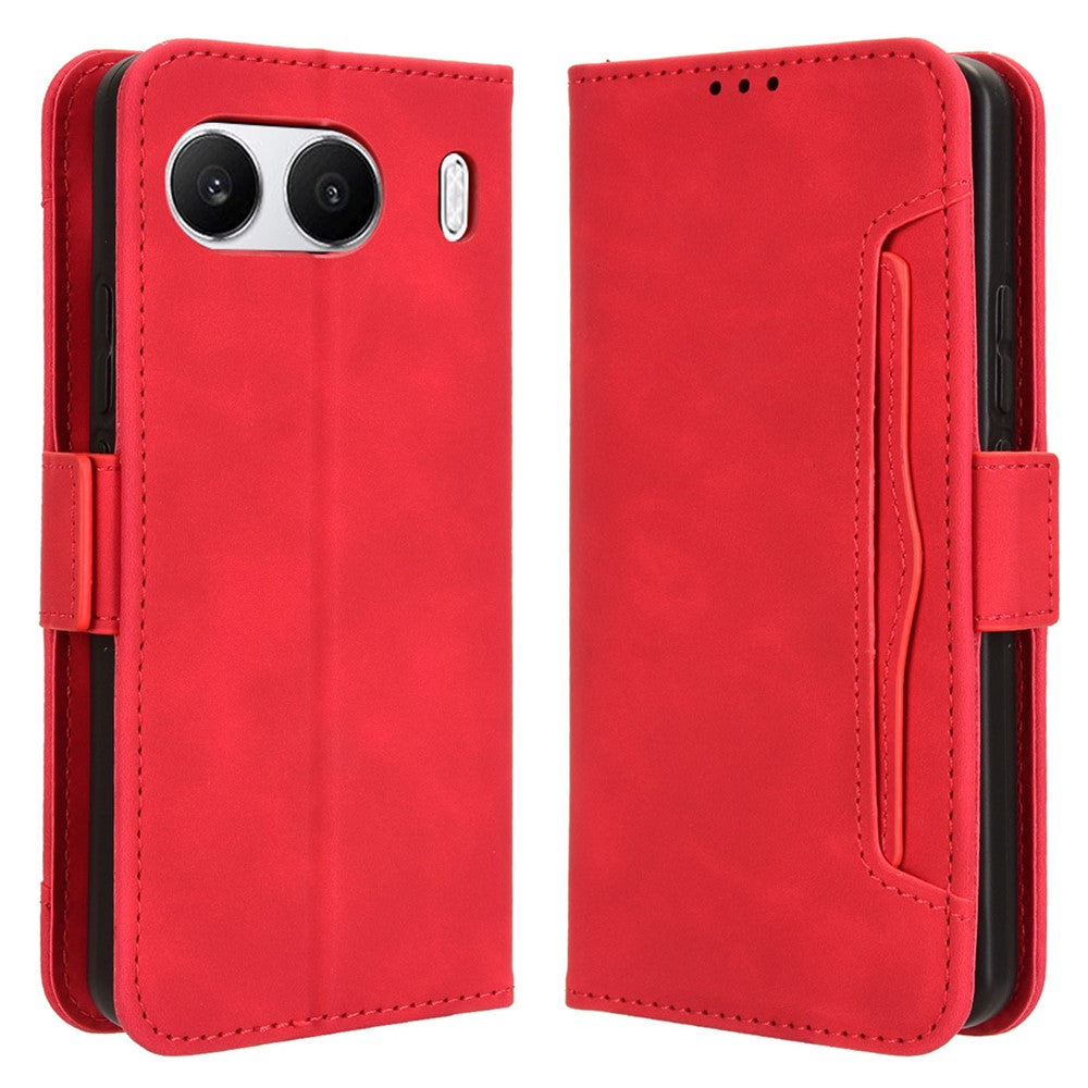 For OnePlus Nord 4 Case PU Leather Phone Cover with Wallet Multiple Card Slots