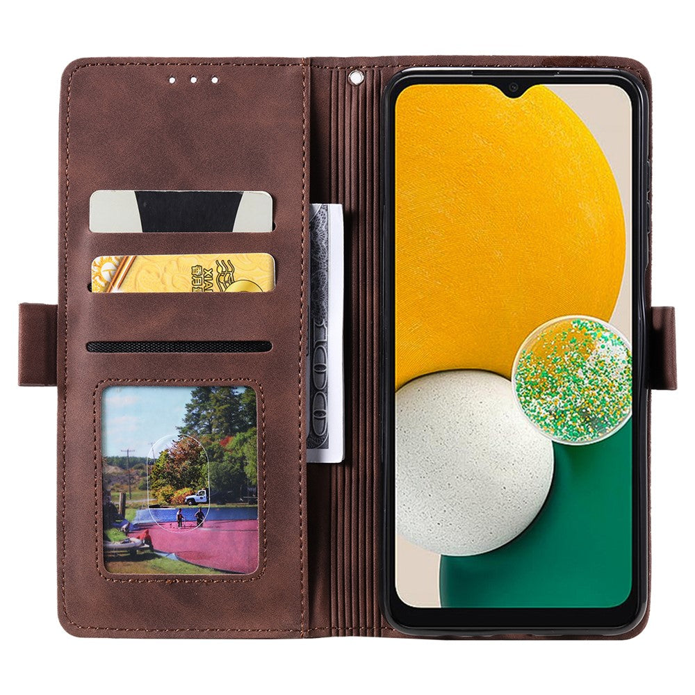 Til Samsung Galaxy A16 5G / A16 4G Pung Etui RFID Blokerende Støtteben Læder Telefoncover