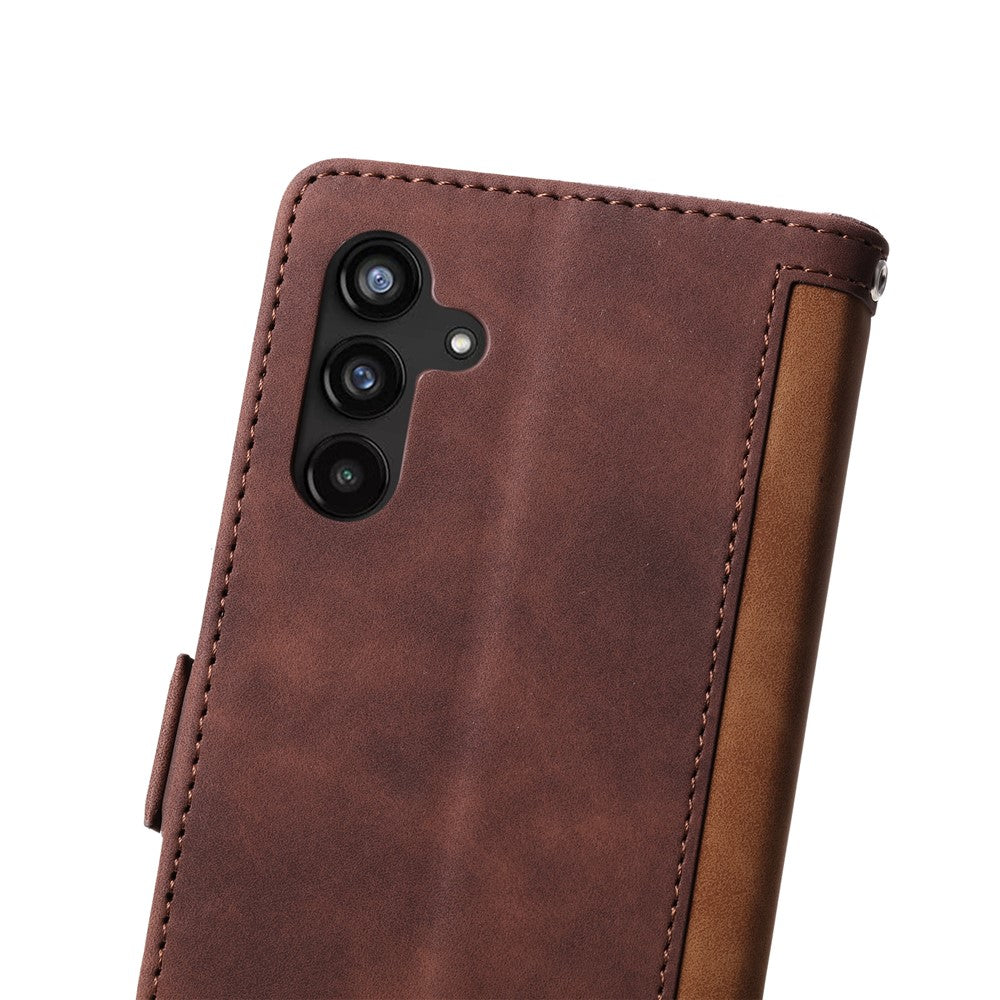 Til Samsung Galaxy A16 5G / A16 4G Pung Etui RFID Blokerende Støtteben Læder Telefoncover