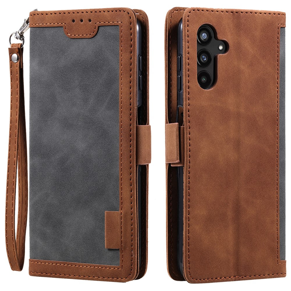 Til Samsung Galaxy A16 5G / A16 4G Pung Etui RFID Blokerende Støtteben Læder Telefoncover