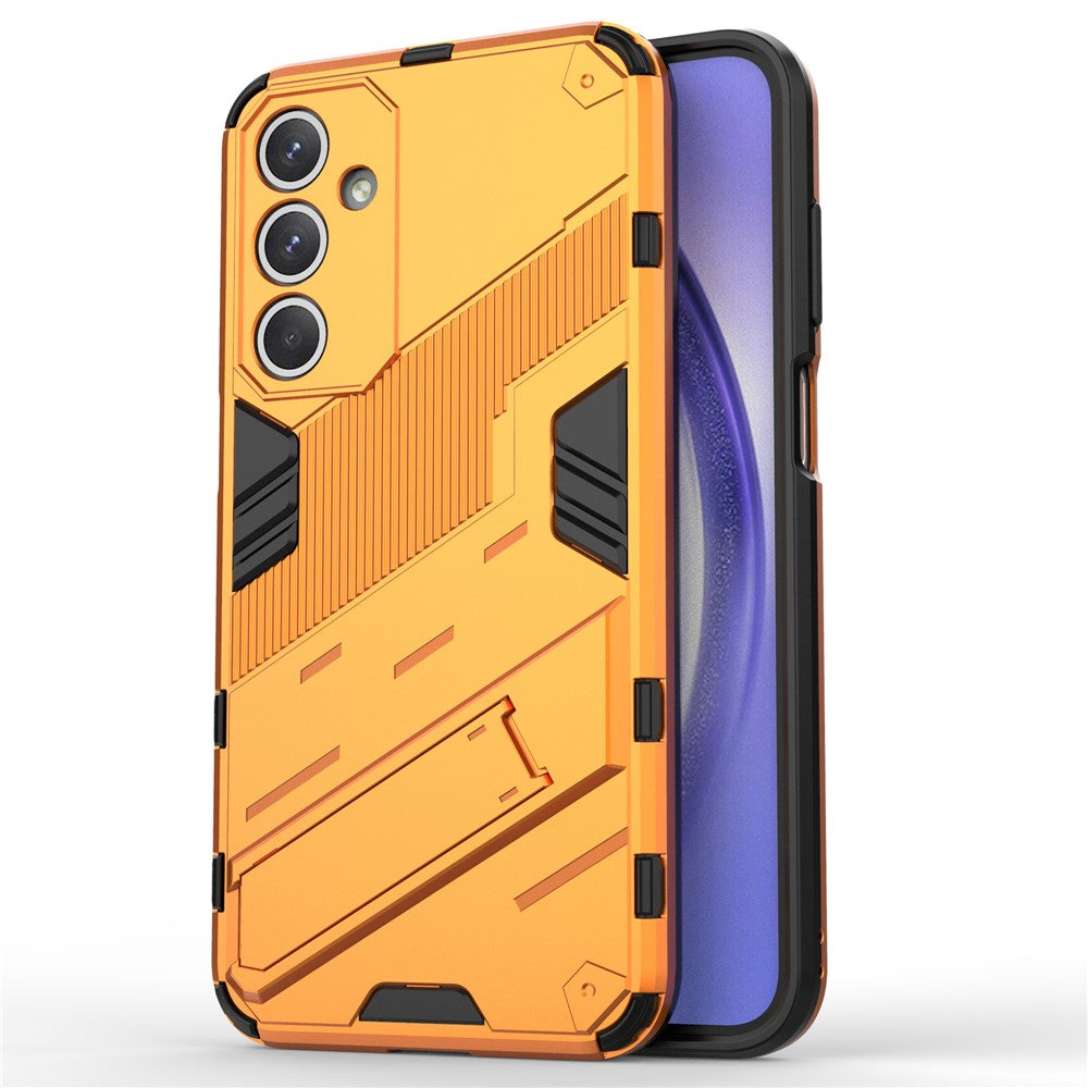 For Samsung Galaxy M35 5G Case PC+TPU Shockproof Phone Cover with Kickstand