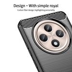 MOFI JK TPU Series-1 För Oppo Reno12 F 4G / 5G Skal Kolfiberstruktur TPU Mjukt mobilskal