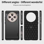 MOFI JK TPU Series-1 För Oppo Reno12 F 4G / 5G Skal Kolfiberstruktur TPU Mjukt mobilskal