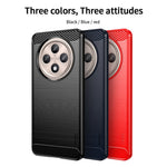 MOFI JK TPU Series-1 För Oppo Reno12 F 4G / 5G Skal Kolfiberstruktur TPU Mjukt mobilskal