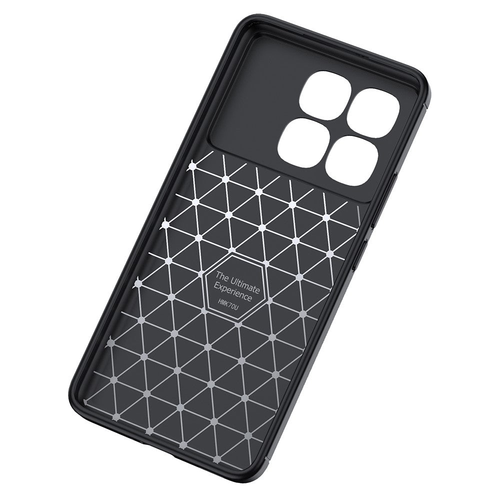 For Xiaomi Redmi K70 Ultra Case Carbon Fiber Texture TPU Phone Cover Heat Dissipation