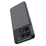 For Xiaomi Redmi K70 Ultra Case Carbon Fiber Texture TPU Phone Cover Heat Dissipation