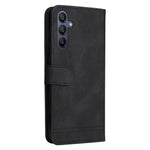Samsung Galaxy A18 5G / A18 4G / A17 5G / A17 4G / A26 5G / A16 5G / A16 4G Läderplånboksfodral Skin Touch mobilskal Stativ med Rem