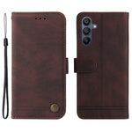 Samsung Galaxy A18 5G / A18 4G / A17 5G / A17 4G / A26 5G / A16 5G / A16 4G Läderplånboksfodral Skin Touch mobilskal Stativ med Rem