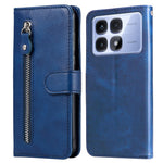 For Xiaomi Redmi K70 Ultra Case Zipper Wallet Calf Texture PU Leather Phone Cover