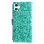 Til Samsung Galaxy A06 4G Etui Solsikkeaftryk Læderpung Telefoncover