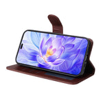 For Honor X60i 5G Case PU Leather Phone Cover with Cash  /  Card Slots