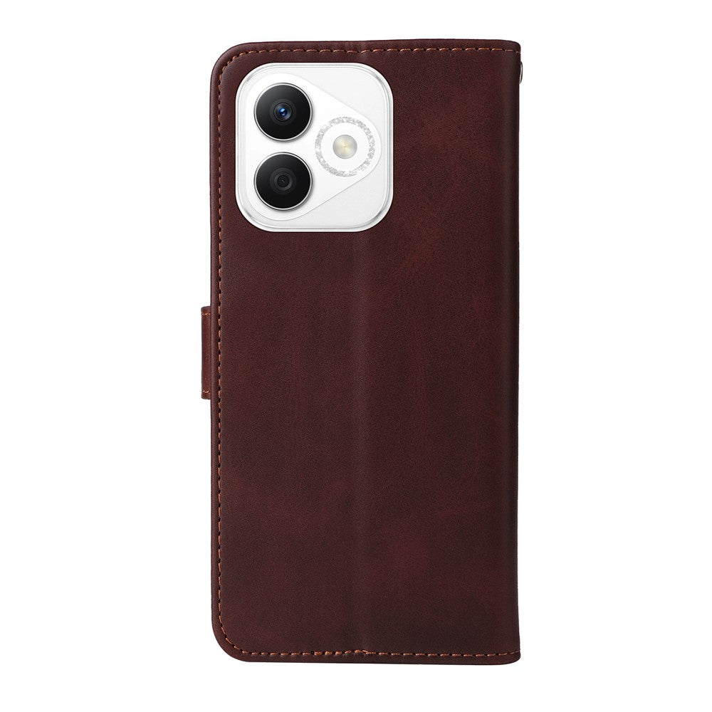 For Honor X60i 5G Case PU Leather Phone Cover with Cash  /  Card Slots