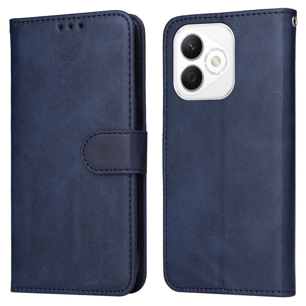 For Honor X60i 5G Case PU Leather Phone Cover with Cash  /  Card Slots
