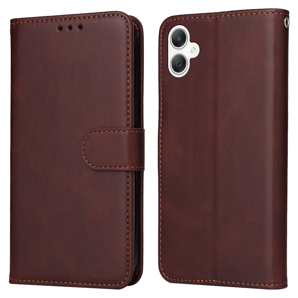 Til Samsung Galaxy A06 4G Etui PU Læder Telefoncover med Penge- / Kortpladser