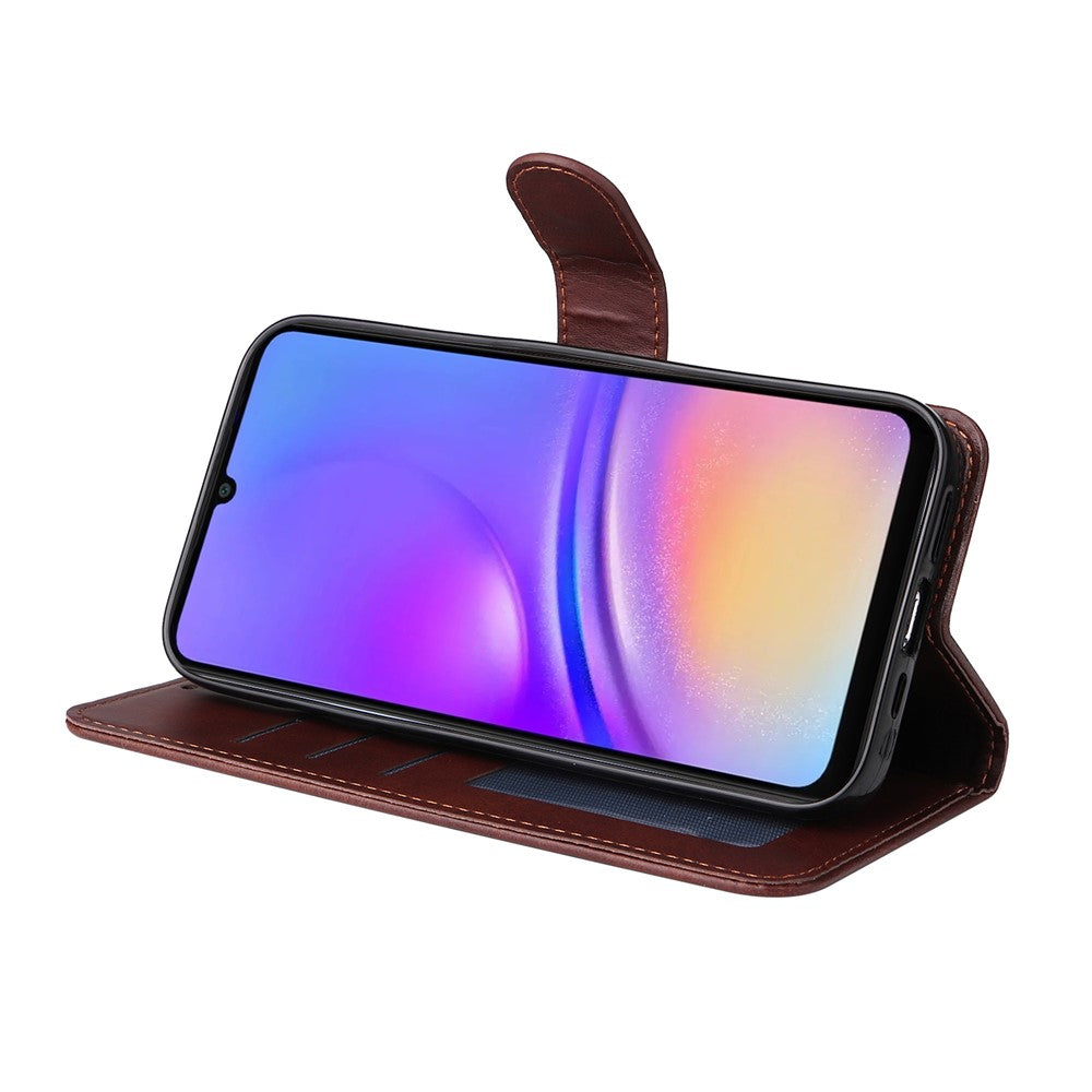Til Samsung Galaxy A06 4G Etui PU Læder Telefoncover med Penge- / Kortpladser