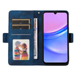 Samsung Galaxy A18 5G / A18 4G / A17 5G / A17 4G / A26 5G / A16 5G / A16 4G skal PU-läder mobilskal romb stjärnmönster