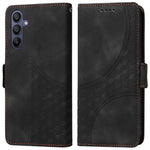 Samsung Galaxy A18 5G / A18 4G / A17 5G / A17 4G / A26 5G / A16 5G / A16 4G skal PU-läder mobilskal romb stjärnmönster