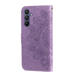 Samsung Galaxy A18 5G / A18 4G / A17 5G / A17 4G / A26 5G / A16 5G / A16 4G skal blommönster PU-läder plånboksfodral