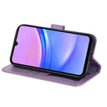 Samsung Galaxy A18 5G / A18 4G / A17 5G / A17 4G / A26 5G / A16 5G / A16 4G skal blommönster PU-läder plånboksfodral