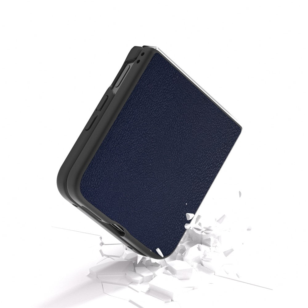 For Xiaomi Mix Flip 5G Case Anti-Scratch PU Leather Coated PC Phone Cover