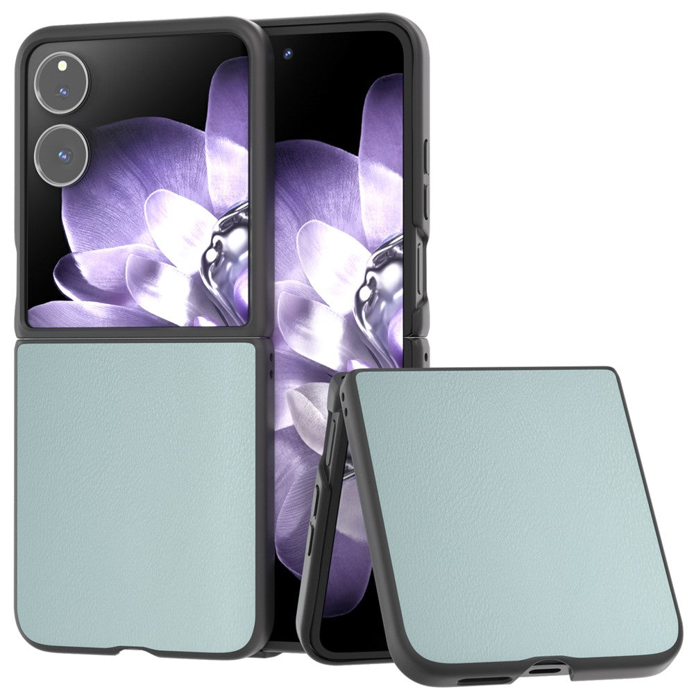 For Xiaomi Mix Flip 5G Case Anti-Scratch PU Leather Coated PC Phone Cover