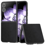 For Xiaomi Mix Flip 5G Case Anti-Scratch PU Leather Coated PC Phone Cover