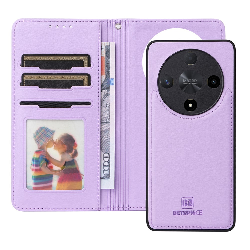 For Honor X9b 5G / Magic6 Lite 5G Magnetic Case BETOPNICE Detachable PU Leather Phone Cover with Strap