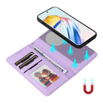 For Honor X9b 5G / Magic6 Lite 5G Magnetic Case BETOPNICE Detachable PU Leather Phone Cover with Strap